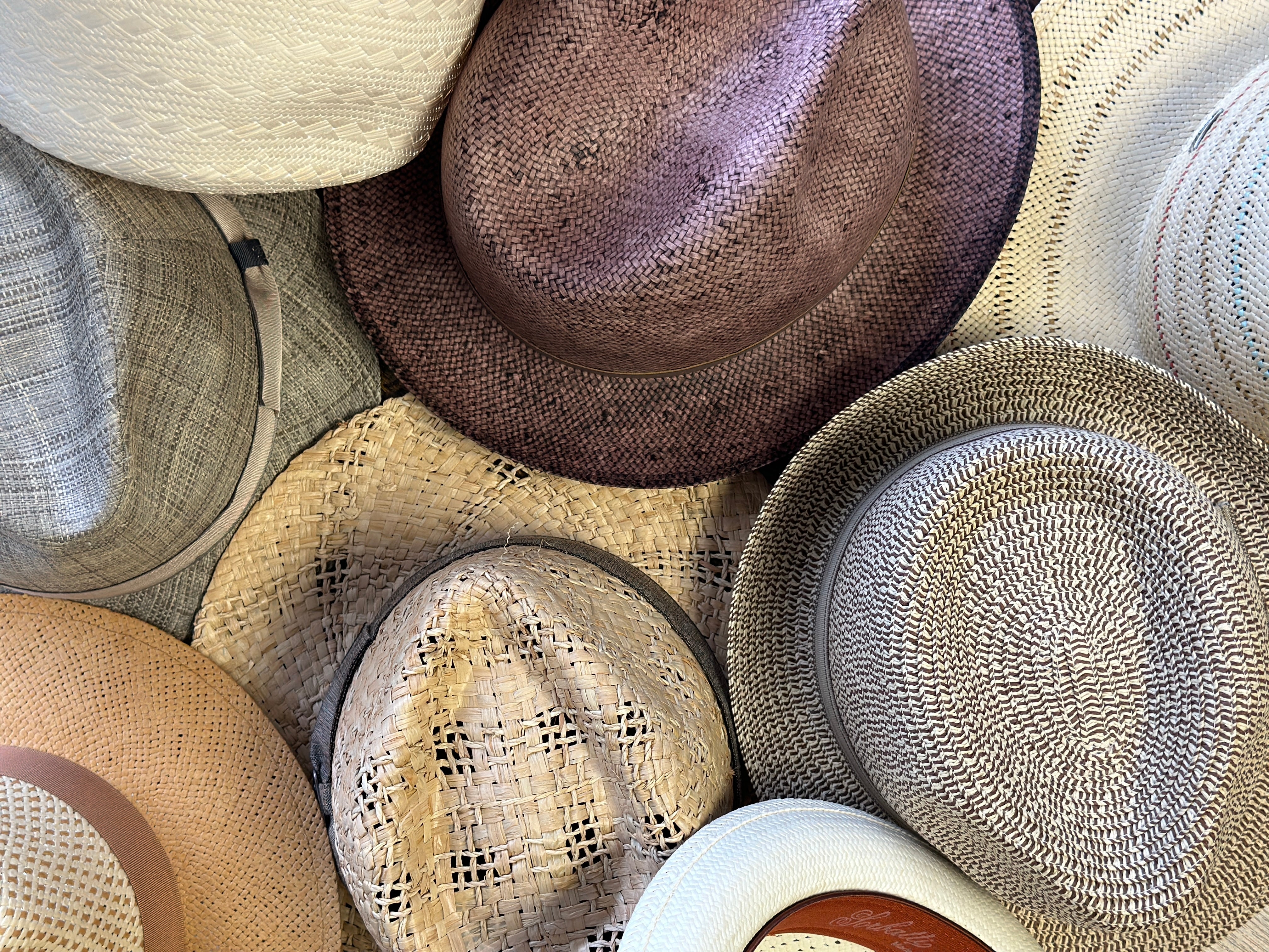 assortment of hats